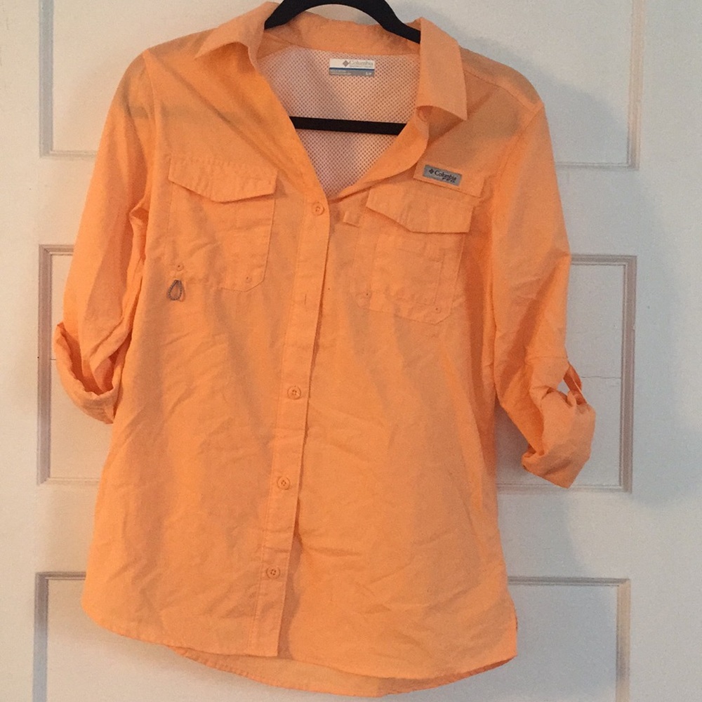 Columbia PFG Fishing Button Up Long Sleeve Shirt